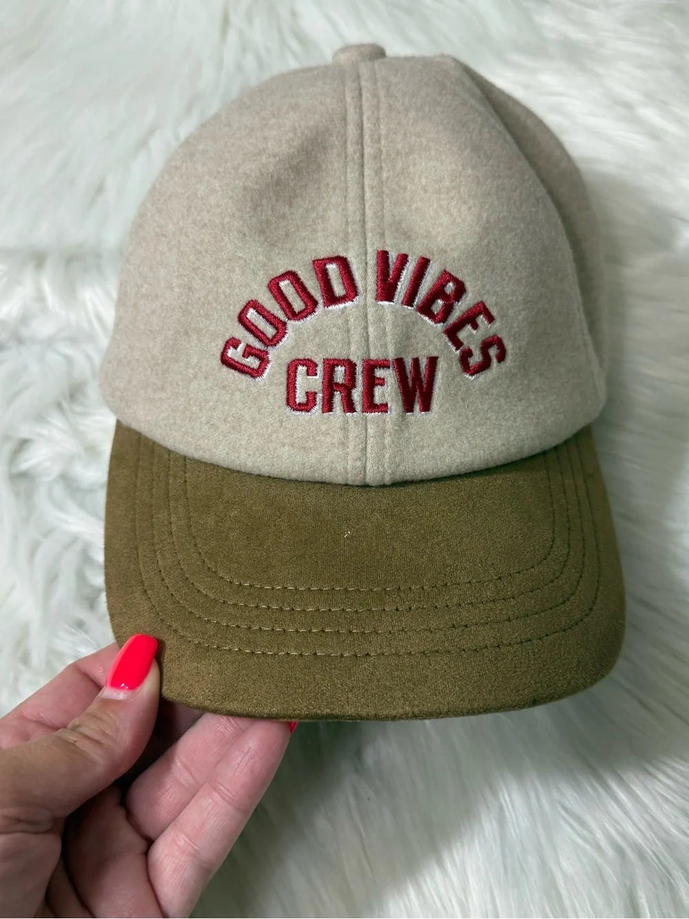 Old Navy Good Vibes Crew Two-Tone Baseball Cap - Boys One Size